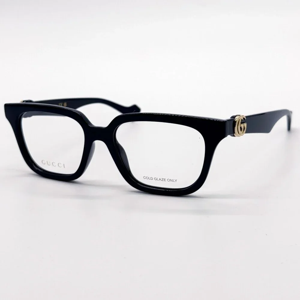 NEW GUCCI GG1536O 011 EYEGLASSES UNISEX BLUE EYEWEAR